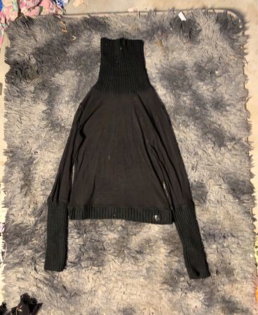 Guess Black Turtleneck Sweater