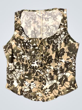 Design Club Floral Korsett Top