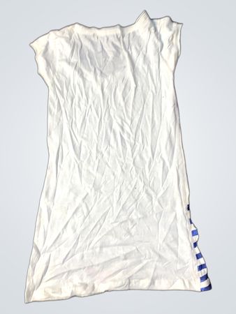 Weißes T-Shirt mit Matrosen-Grafik
