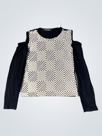 Tally Weijl Cold Shoulder Langarm-Oberteil
