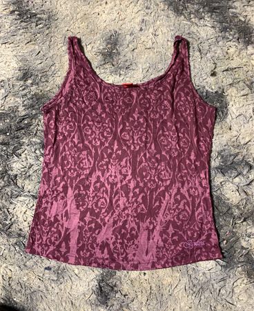 Lila gemustertes Tanktop