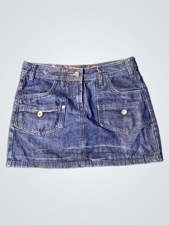 Jeans-Minirock