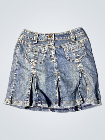 Blauer Jeansrock