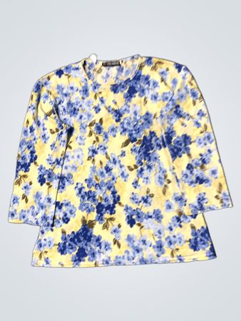 DEDICACE PARIS Floral Print Long Sleeve Top