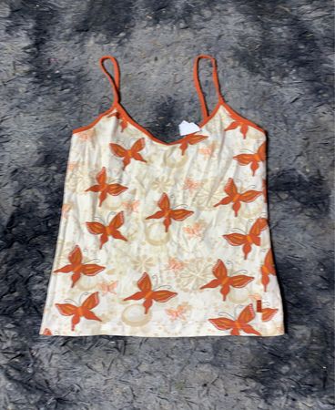 „Tanktop mit Schmetterlingsdruck“