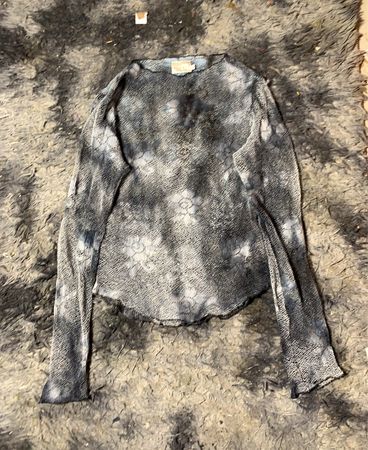 Langarm-Mesh-Top