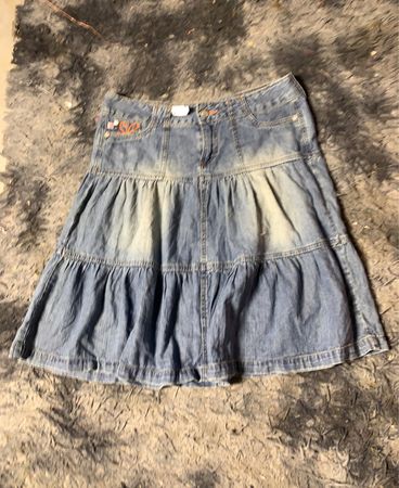 YMI gestufter Denim-Rock