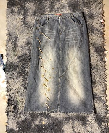 Levi's Damen Denim Maxikleid
