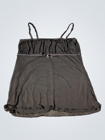 Schwarzes Cami-Top