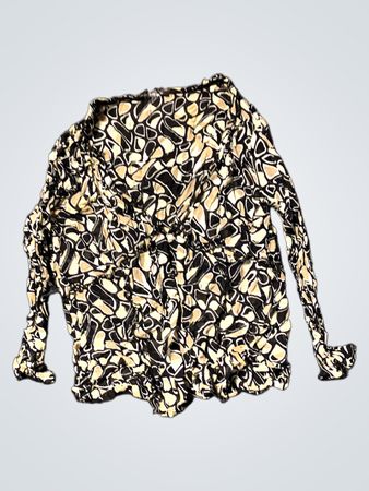 Abstract Print Langarm-Top