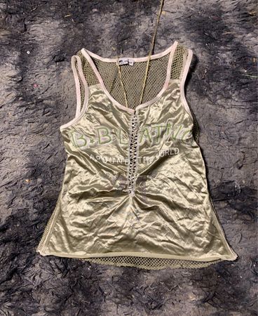 R. sun "BLITZ AROUND THE WORLD" Mesh Tank Top