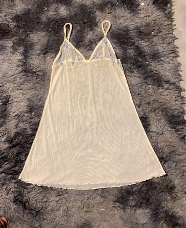 Durchsichtiger weißer Babydoll