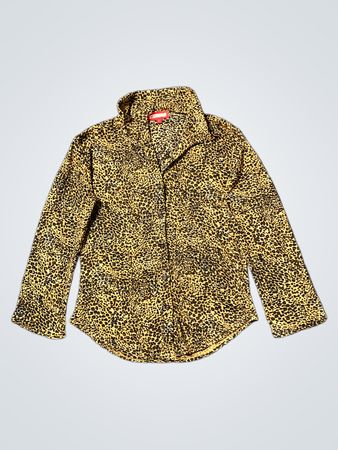 Jennyfer Leopardprint Hemd mit Knöpfen