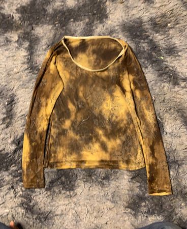 Langarm-Tie-Dye-Oberteil