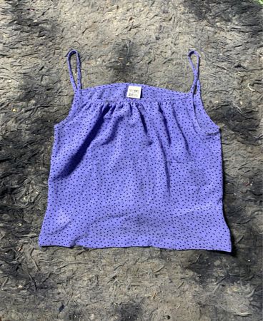 YMI Jeans Purple Heart Print Spaghetti Strap Tank Top