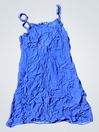 Blaues Spaghettiträgerkleid