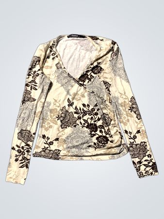 CAROLL Floral Print Langarm-Top