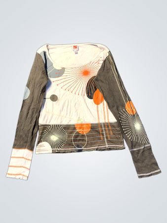 DOROTHEENIS Langarm Graphic T-Shirt