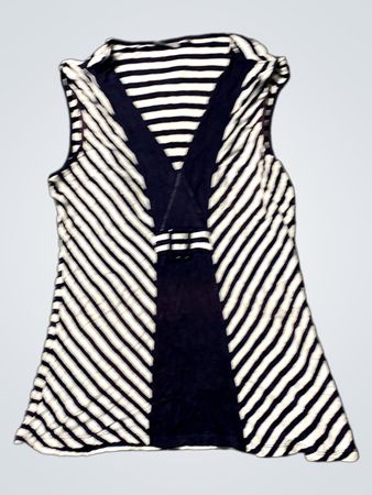 Gestreiftes ärmelloses Top