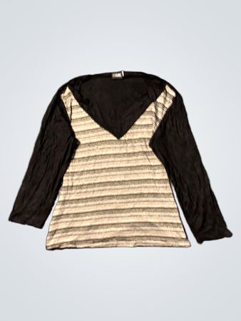 CARINA Langarm gestreiftes Hemd