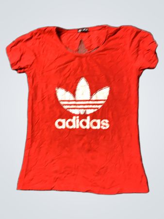 Adidas Rotes T-Shirt