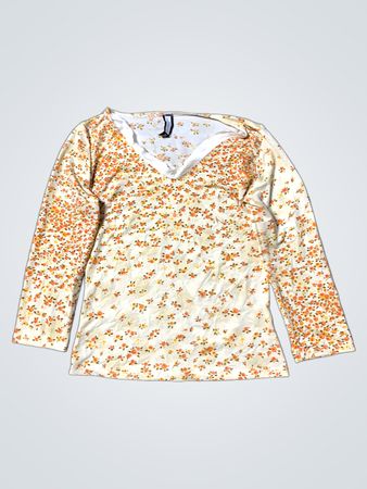 Forever 21 Blumen Langarmoberteil
