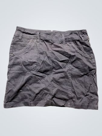 Jupe Mini Cargo Grise Promod