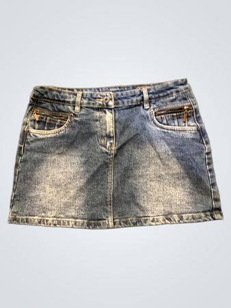 D-N-M Authentic Style Denim Mini Skirt