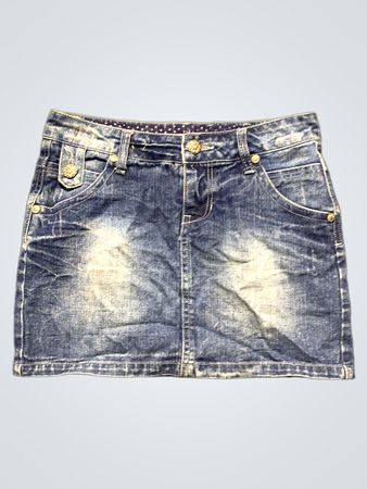 Jupe mini en jean bleu Denim Co.
