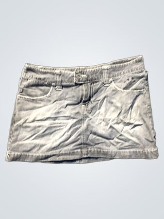 JUST JEANS Grauer Denim-Minirock