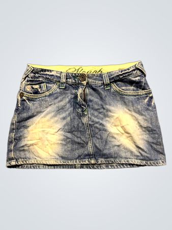Schlauch Denim Minirock