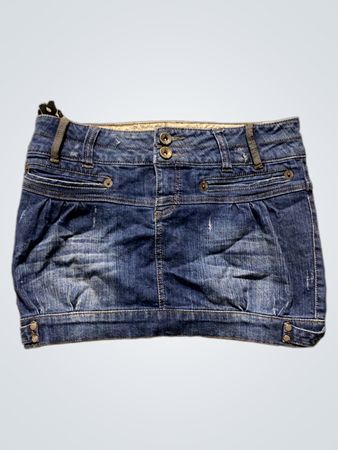 Stradivarius Denim Mini Skirt