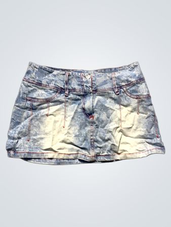 K-JEANS Flower of Summer Denim Mini Rock