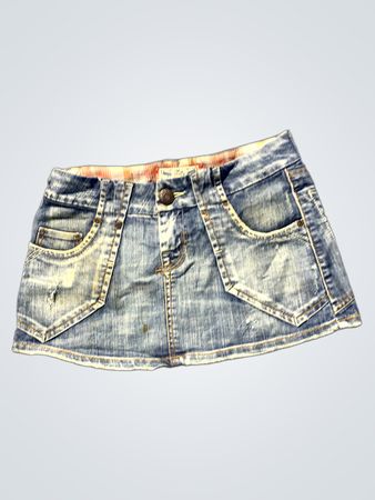 Blanc Jeans Denim Minirock