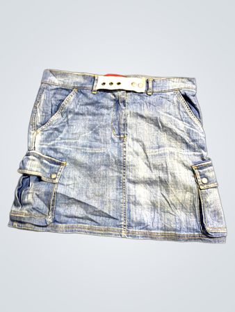 Amaretto Damen Denim Cargo Rock