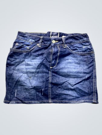 Echte Miss America Varsity Kleidung Denim-Rock