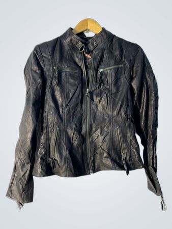 BTF CPH Women's Black Leather Jacket