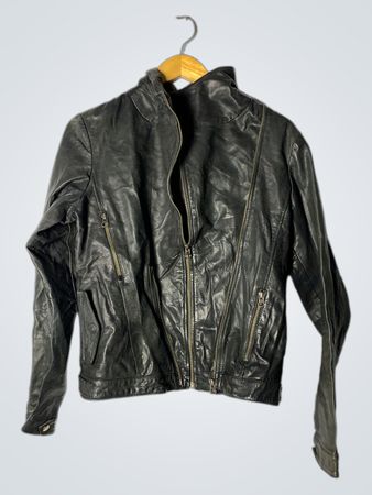 OBJECT COLLECTORS ITEM Black Leather Jacket