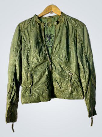 Gipsy Green Leather Jacket