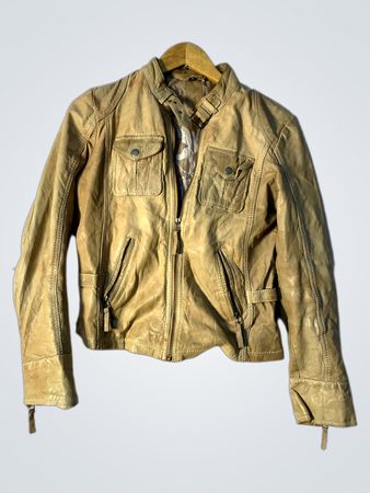 Gipsy Women's Tan Leather Jacket