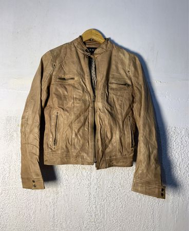 ONNA Women's Brown Leather Jacket