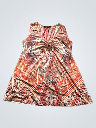 APT. 9 Damen Ärmelloses Verziertes Drucktanktop