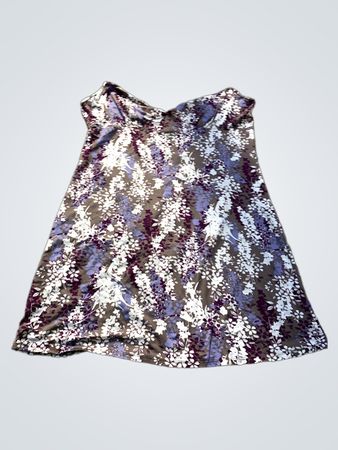 Blumenmuster Kleid