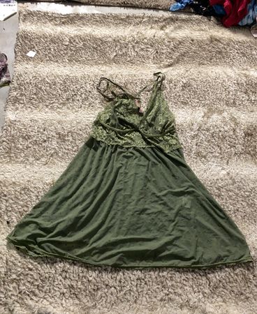 Pink by Victoria's Secret grüner Spitzen-Babydoll