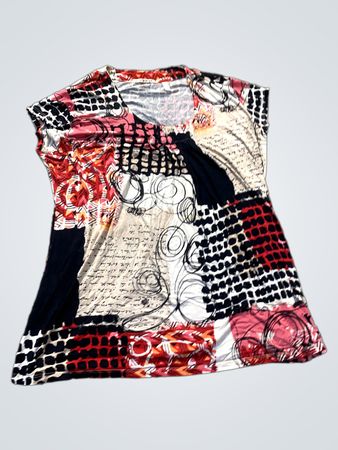 Punt Roma Patchwork Print Top