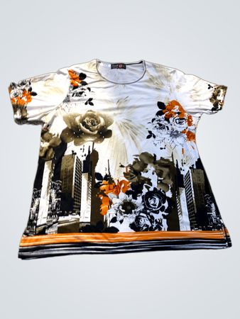 N&H Collection Damen Graphic Print T-Shirt