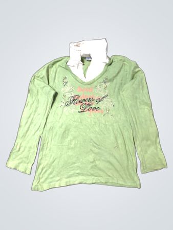 Langarm-T-Shirt mit Grafikdruck
