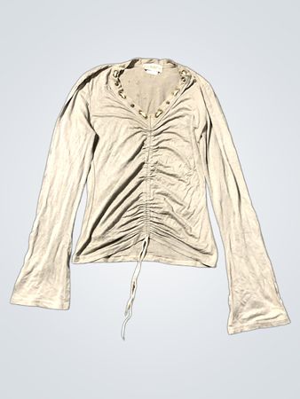 JUS D'ORANGE PARIS Raffung Langarm-Top
