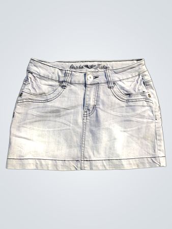 Grade & Gather Hellwasch Jeans Minirock