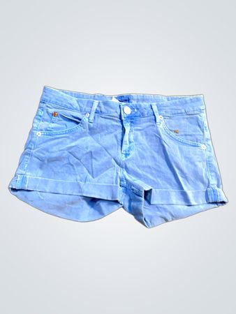 Hudson Damen Blaue Denim-Shorts